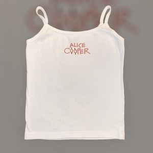Vintage Alice Cooper tank top by Gaziani